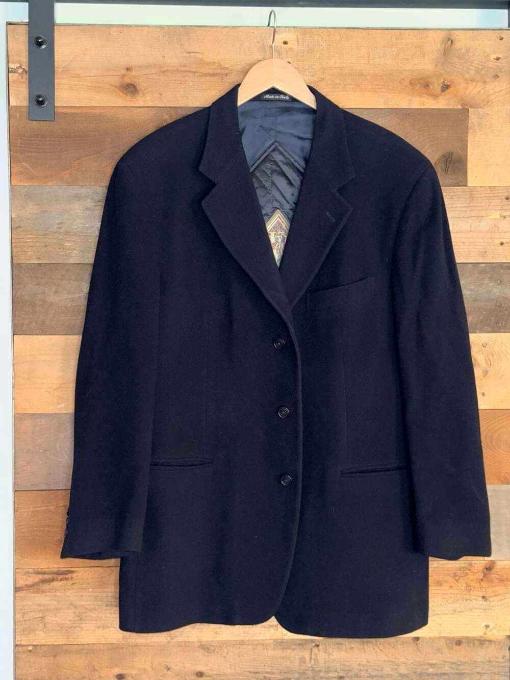Pal Zileri Mens Blazer Navy Italian Wool Cashmere Sport Coat